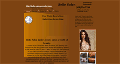 Desktop Screenshot of bellosalonpro.com